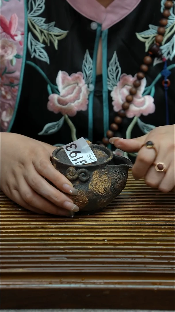 万古烧粗陶手工茶具