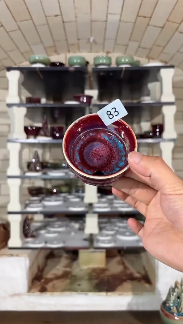 摆件精品窑变钧瓷茶器
