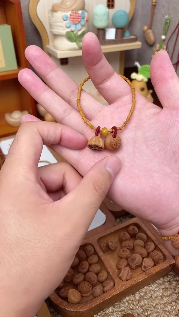 手串/手链核桃竹节手串一物一拍好运连连