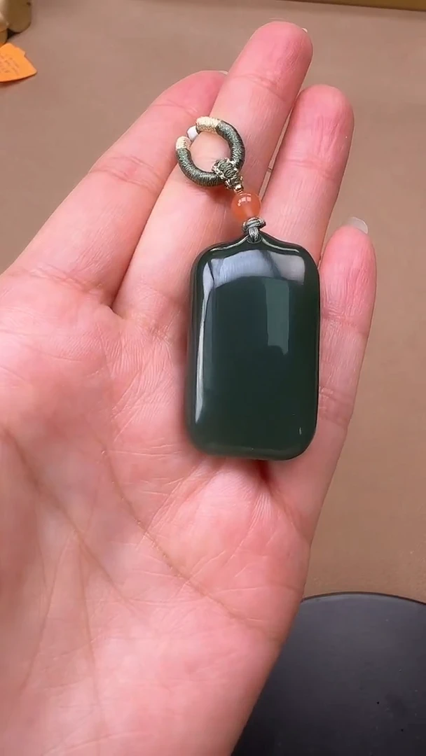 【闪购商品】和田玉吊坠未镶嵌1276平安牌