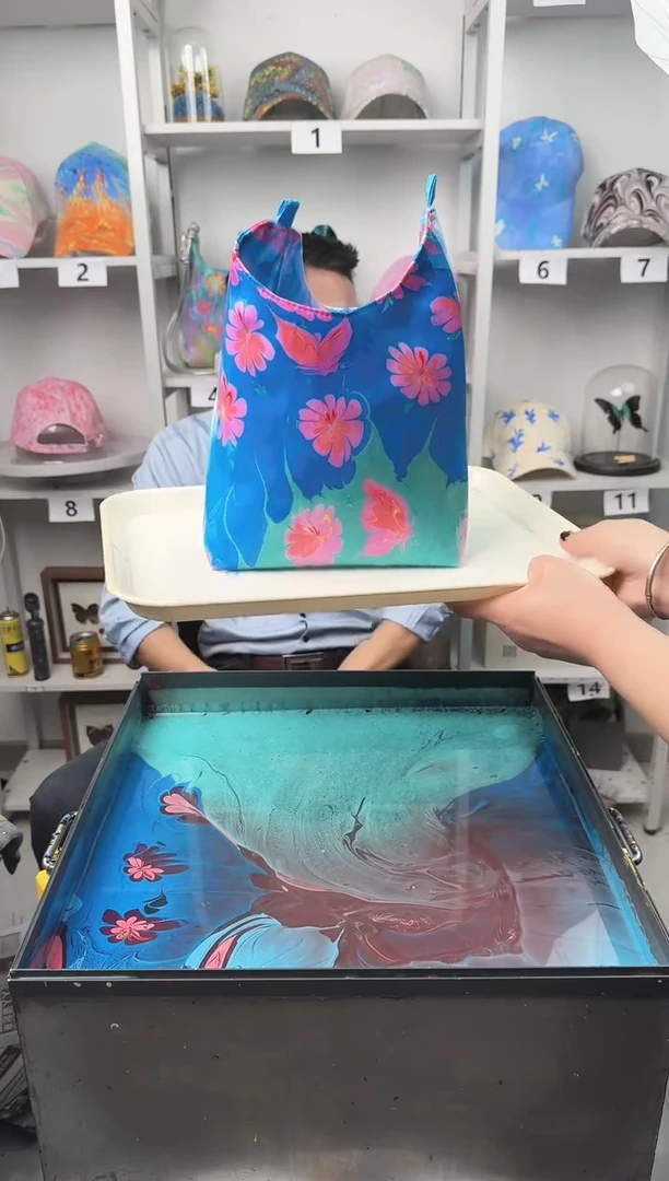 棉蝶恋花水拓包包