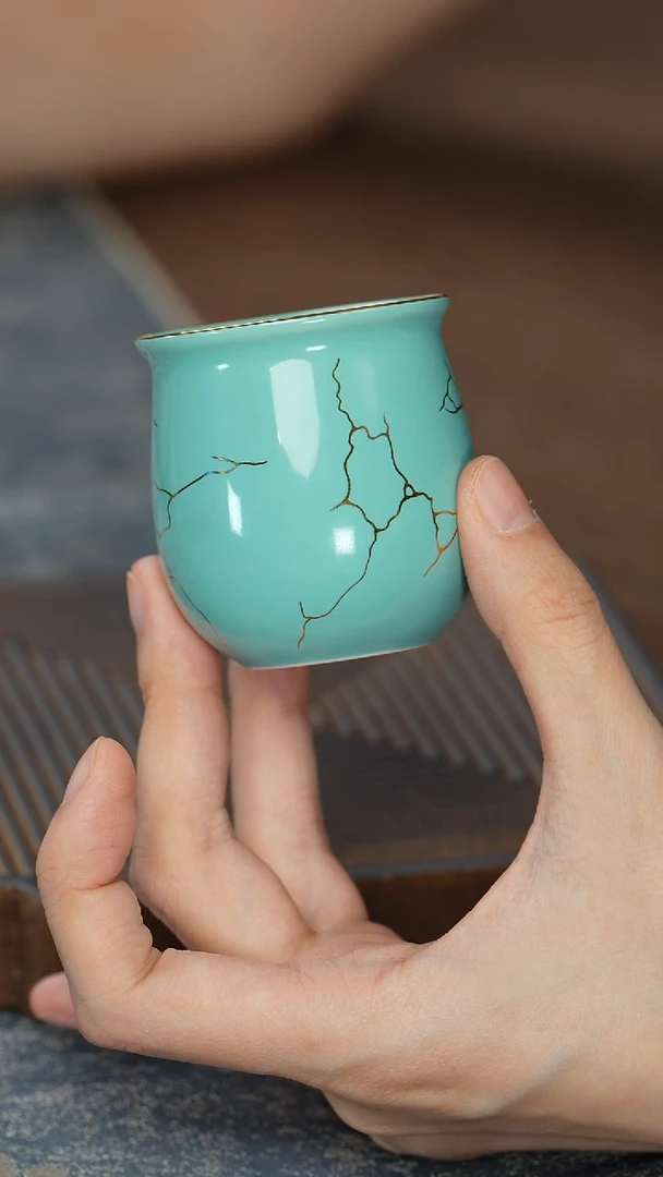 【绿松石金络客杯】【12西泠礼盒】