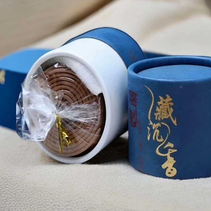 【一姐香源】藏沉香盘香48片装2h提神安神香净味客厅茶室居家熏香