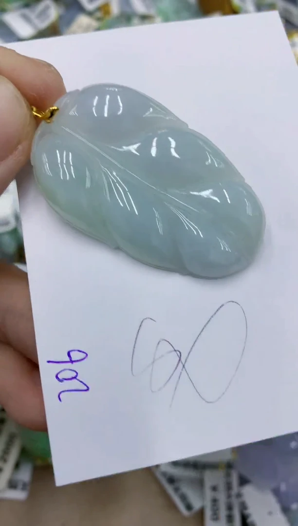 颈饰18K金镶嵌翡翠11111111111