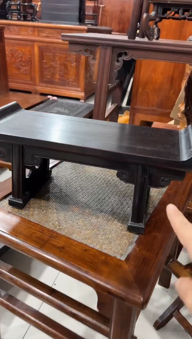 木峰*紫檀木岸上小条案