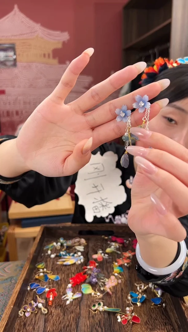 【闪购商品】刺绣苏绣世家非遗手工（耳环）