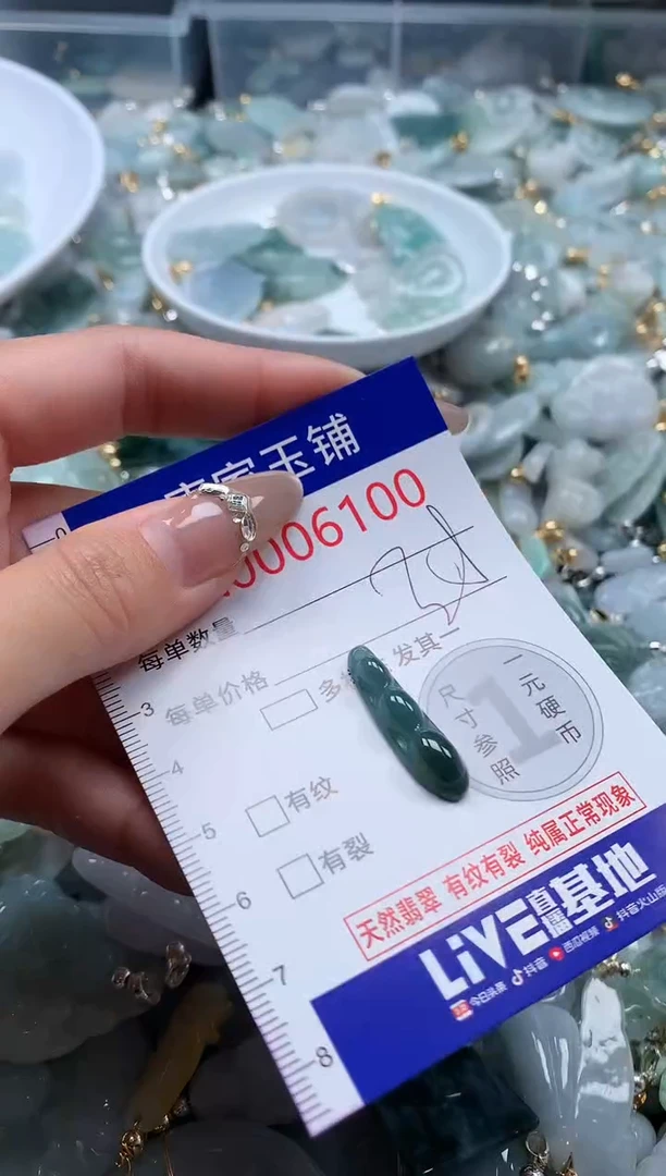 翡翠未镶嵌吊坠(不含链)6100