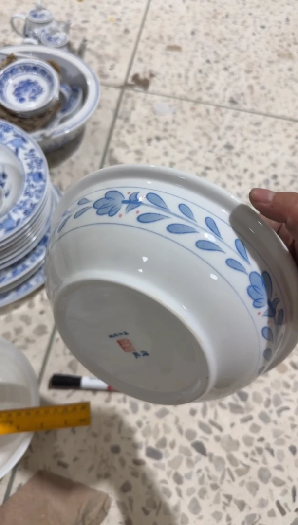 摆件汤钵21.5厘米有瑕请慎拍