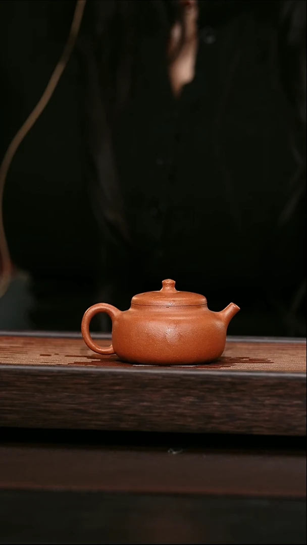 茶壶紫砂原矿紫砂壶  德中薄胎 120cc