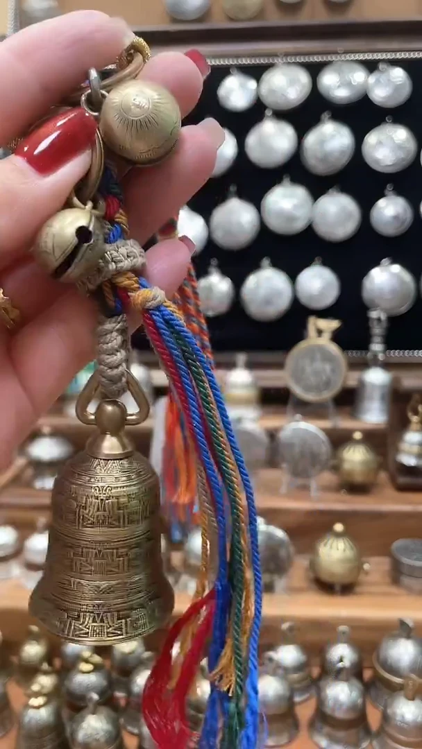 窜**儿太阳神铃铛加福字铃铛加三层阿兹特克组套装
