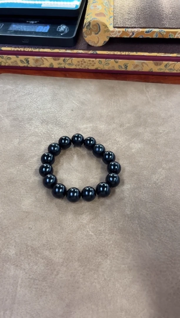 未镶嵌手串和田玉和田玉卡14圆珠手串M004