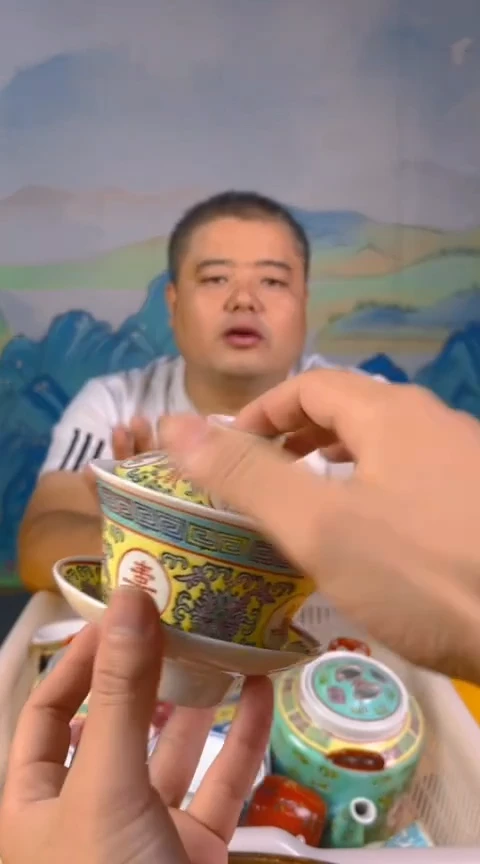 摆件景德镇陶瓷青花摆件14