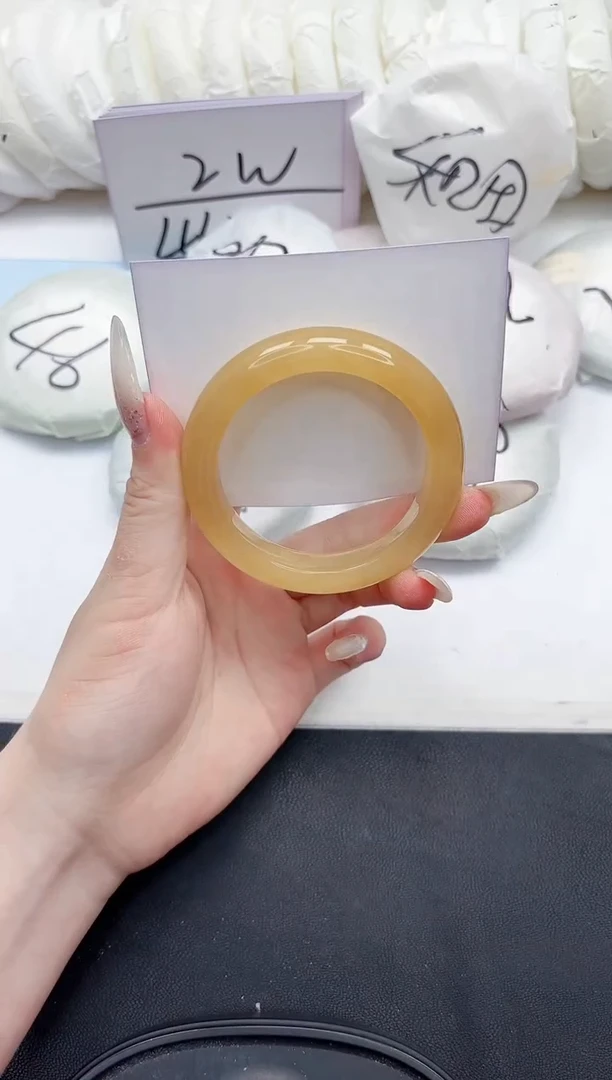 未镶嵌手镯石英质玉296-54