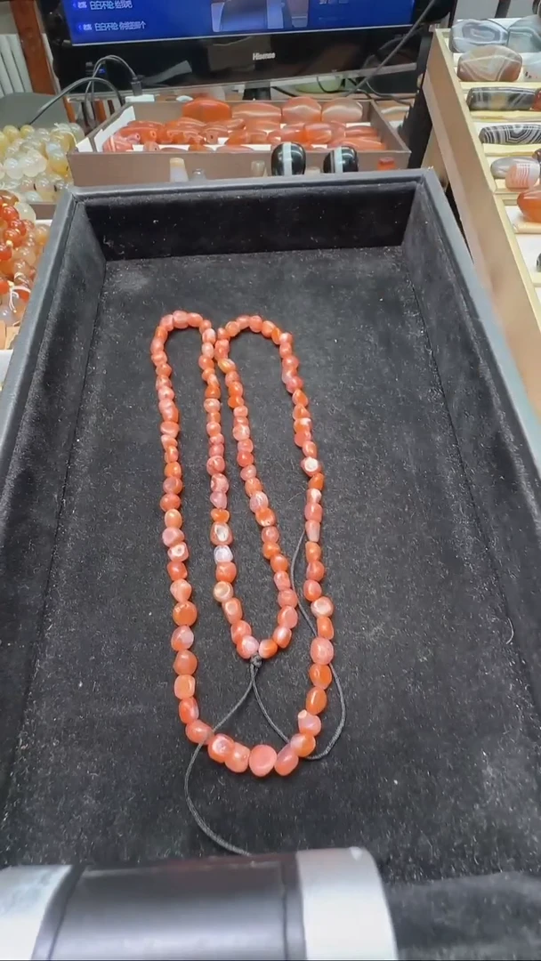 南红玛瑙未镶嵌颈饰南红玛瑙脖挂