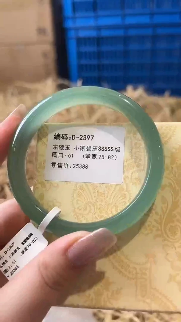 未镶嵌手镯石英质玉D2397