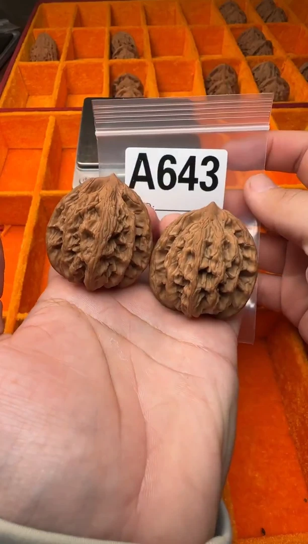 吊坠文玩核桃麦虎43-A643