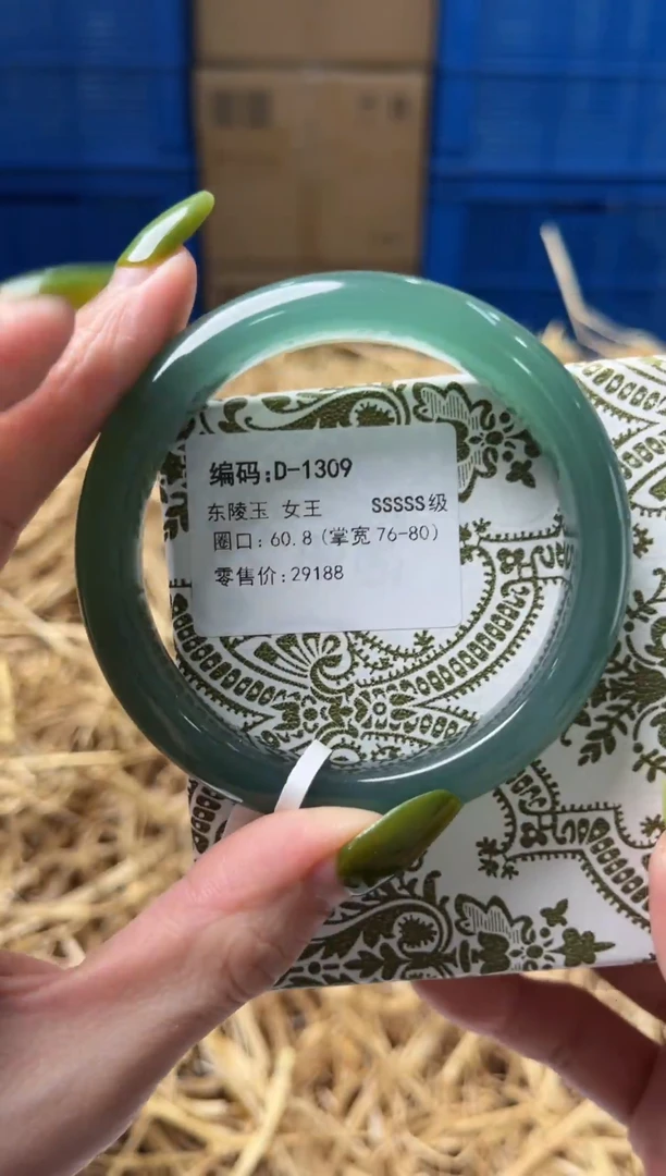 未镶嵌手镯石英质玉D1309