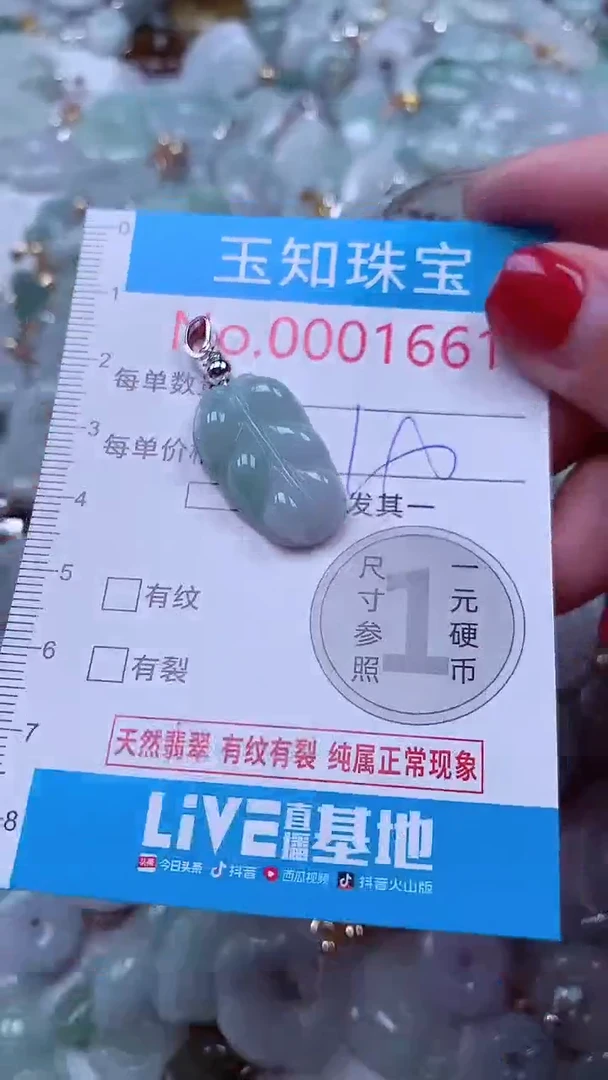 吊坠(不含链)未镶嵌翡翠1661