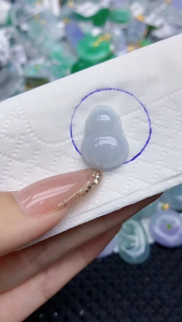 颈饰未镶嵌翡翠   天然翡翠A货  百元以上9米证书费自理