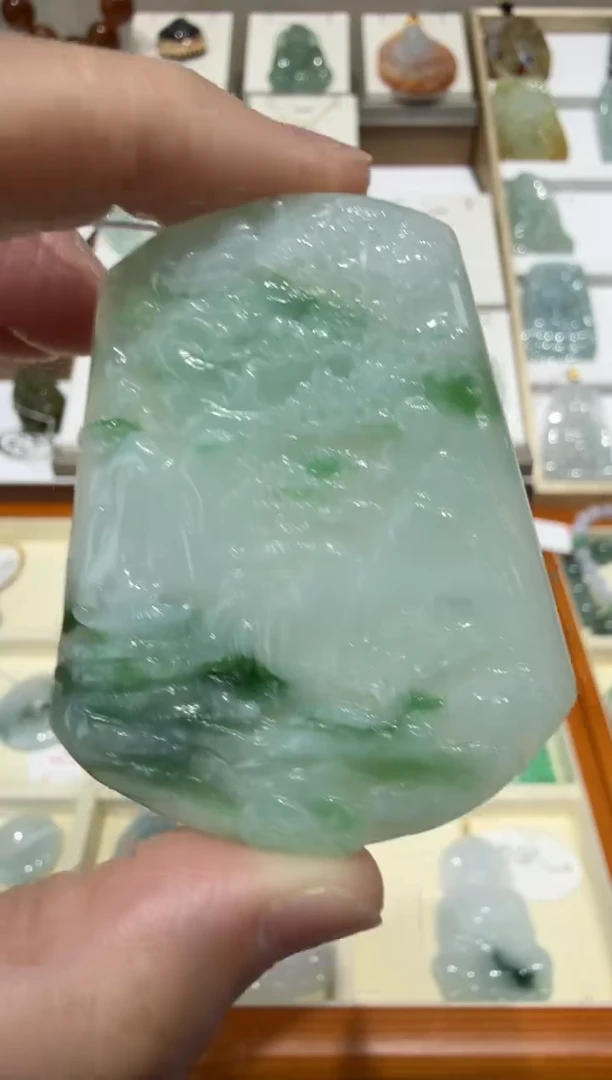 未镶嵌挂件翡翠A货翡翠多样性孤品