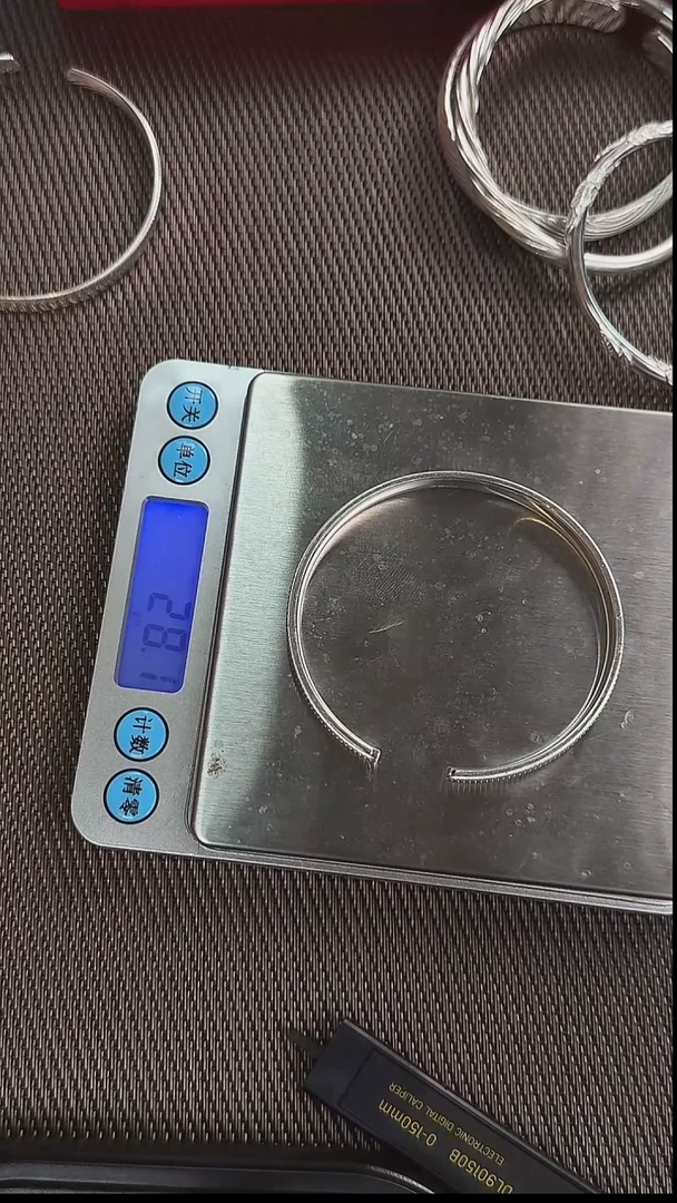 无足银猫眼手镯 [半亩银田]足银