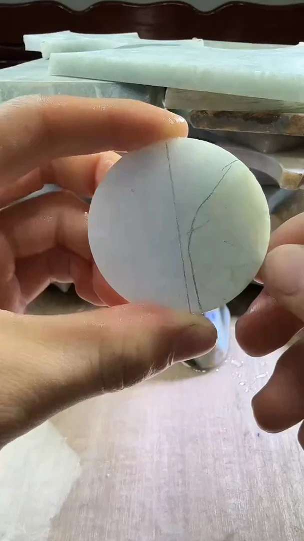 裸石翡翠天然翡翠A货花323