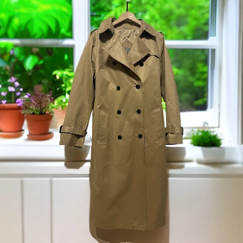 【爆款通勤西装风衣】风衣西装女中长款春秋季薄款收腰显瘦外套女