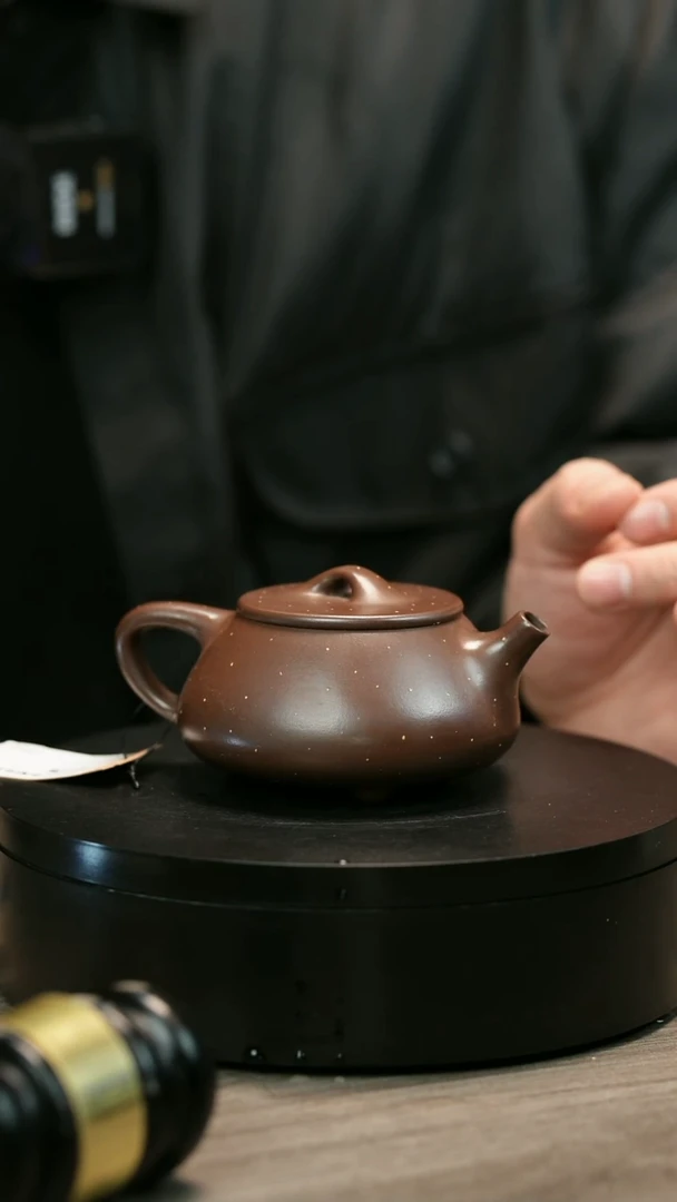 茶壶紫砂阿*H2401李琴底槽青铺砂石瓢