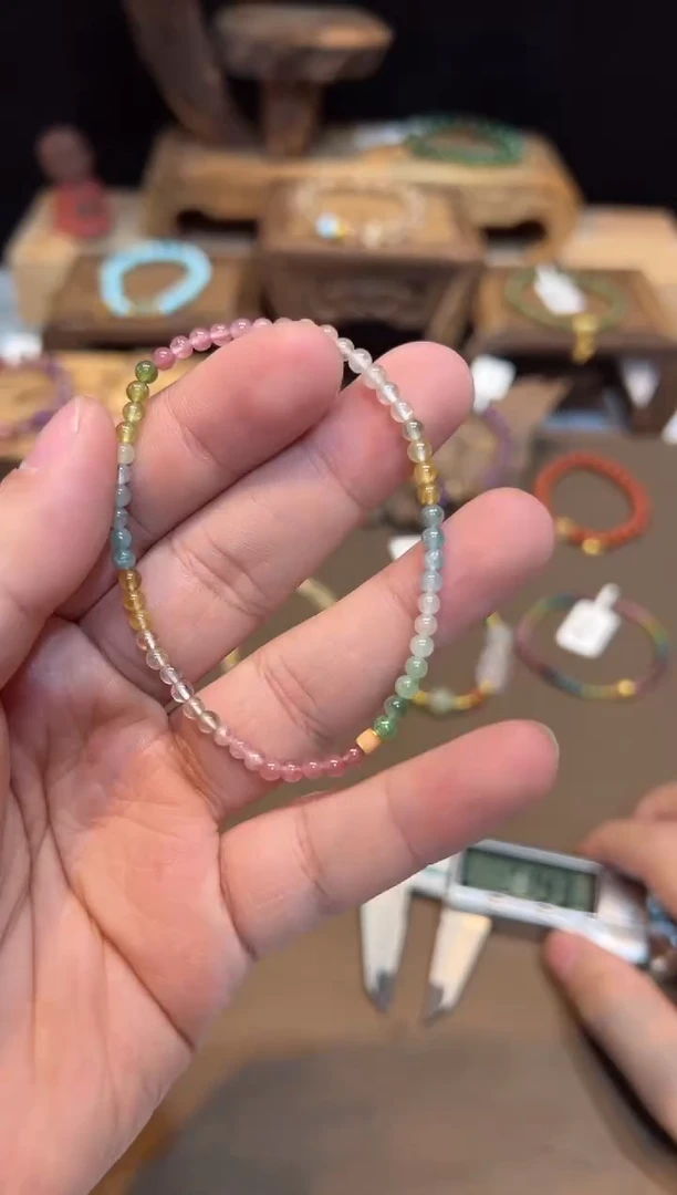 【闪购商品】碧玺手链未镶嵌手饰@@9660