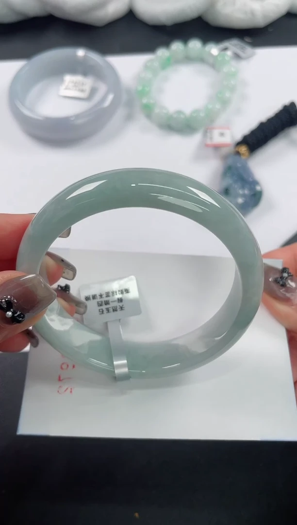 未镶嵌手镯翡翠基地发货H8866 57+