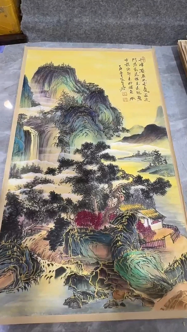 竖款玲珑阁书画艺术福利作品