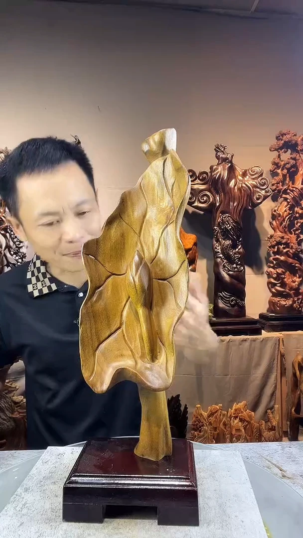 金丝楠平*小叶桢楠随行摆件68