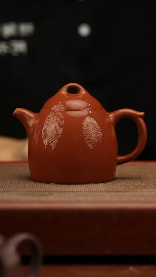 茶壶紫砂330毫升 秦权 小红泥