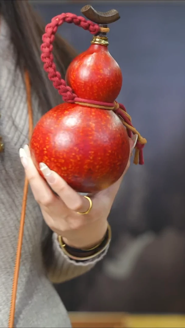 【闪购商品】XH258大漆酒葫芦不包手串及旋转底座