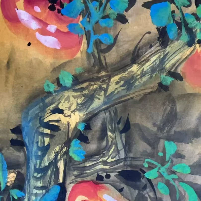 郑乐华手绘绘画作品-159