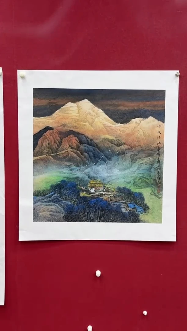 国画国画绘画山水花鸟