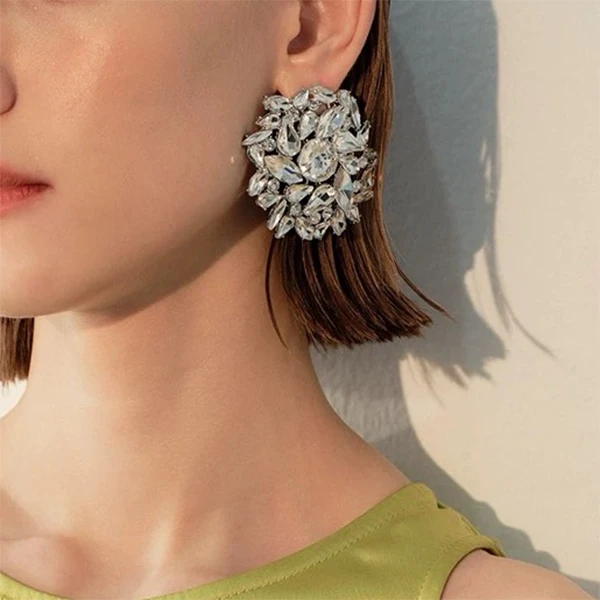 非金属亚克力耳饰 【刘熊熊】时尚简约耳钉