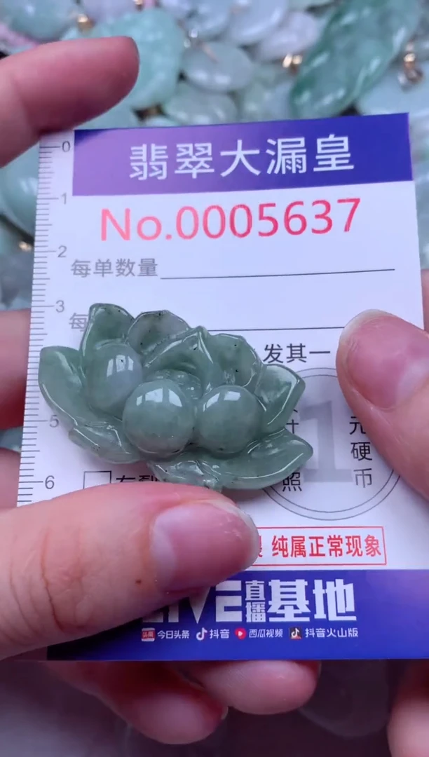 吊坠(不含链)未镶嵌翡翠5637