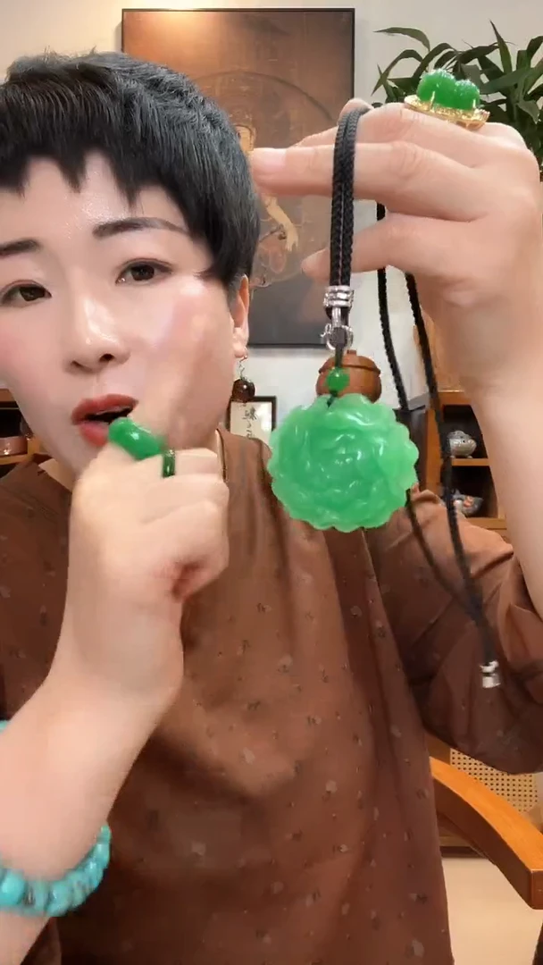 吊坠(赠链)未镶嵌翡翠民族风原创手作012