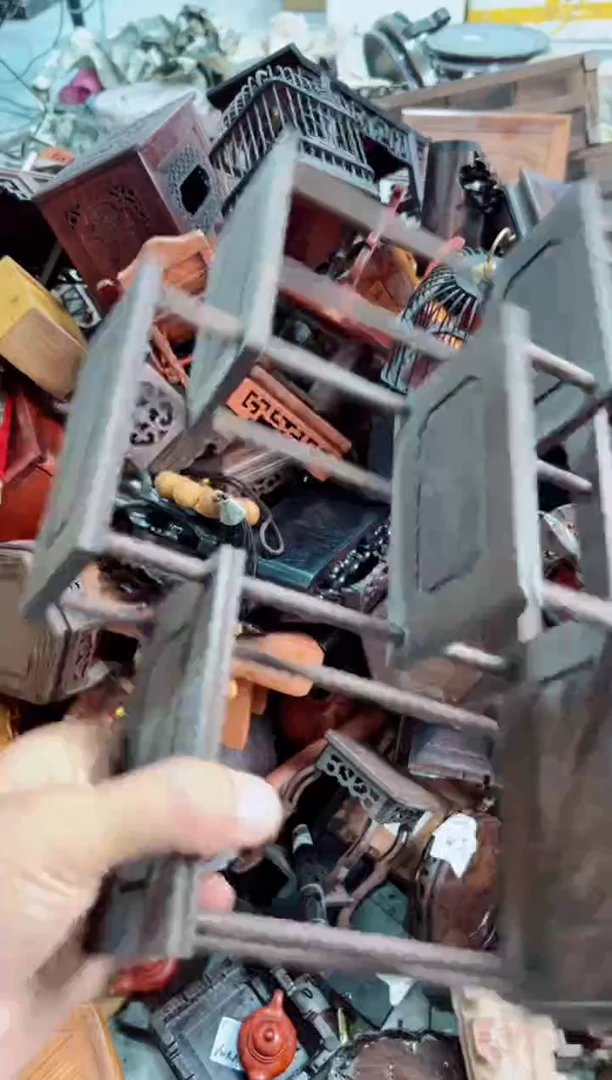 木107六层架底座花架摆件处理