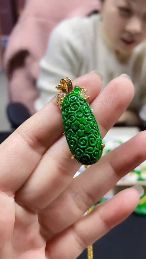 颈饰未镶嵌翡翠翡翠吊坠