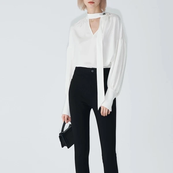 F2509-【卓】时尚百搭蕾丝衫/雪纺衫#ZJY55S007