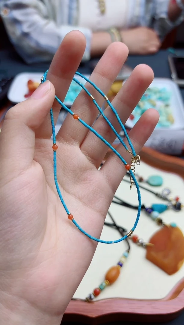 玛瑙/玉髓项链未镶嵌玛瑙项链*1 YX