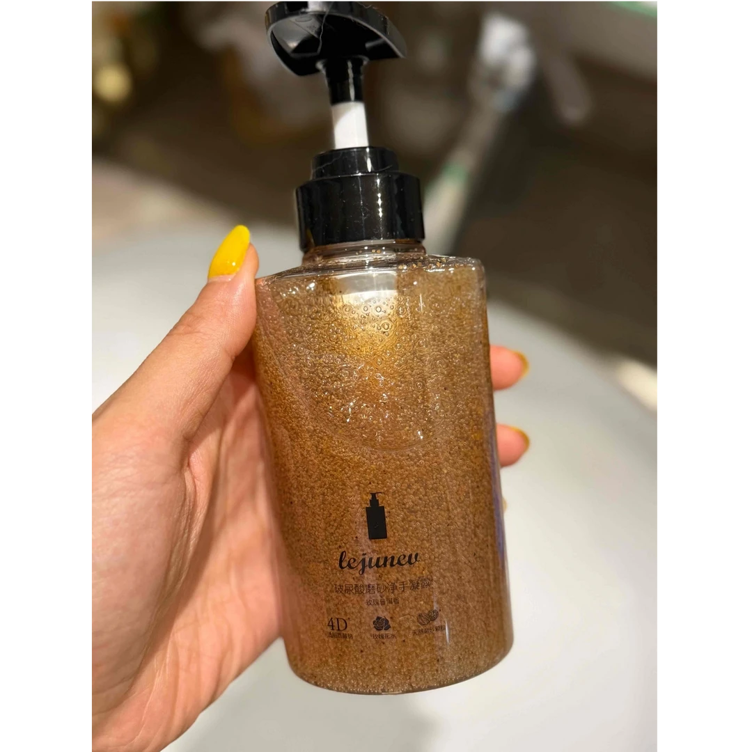 L家玻尿酸磨砂净手凝露洗手液300ml/瓶-玫瑰普洱香 拆封后不退换