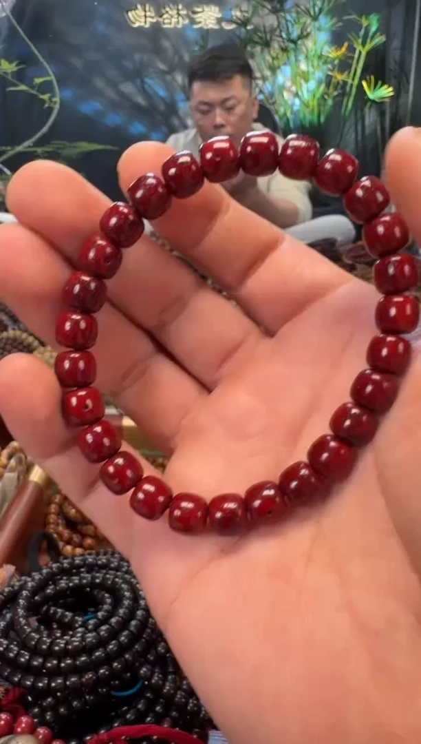 手串星月菩提原生态本草供8*9星火手串