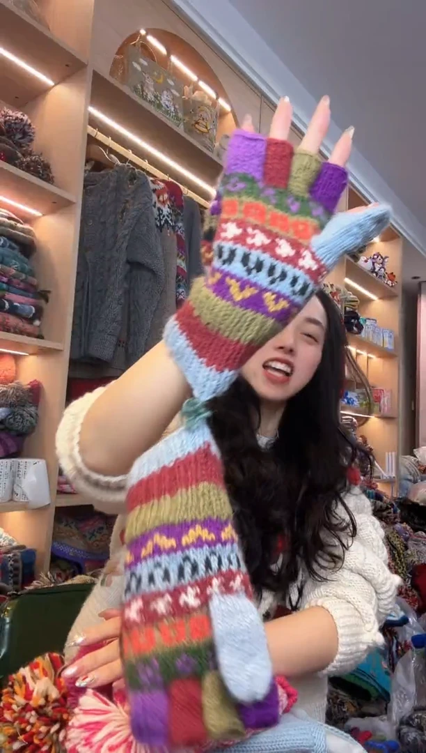 绵羊毛?****?纯手工手套142