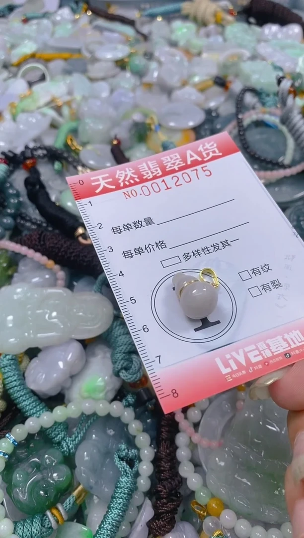 翡翠未镶嵌颈饰闪购0012075