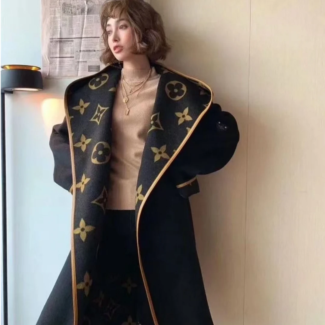 99新 LouisVuitton/路易威登 内里满印老花大衣 36码 SS293