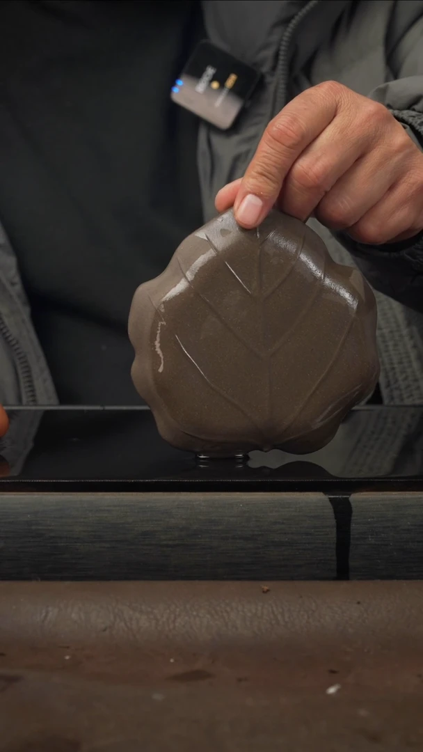 茶壶紫砂2 青段叶子壶承