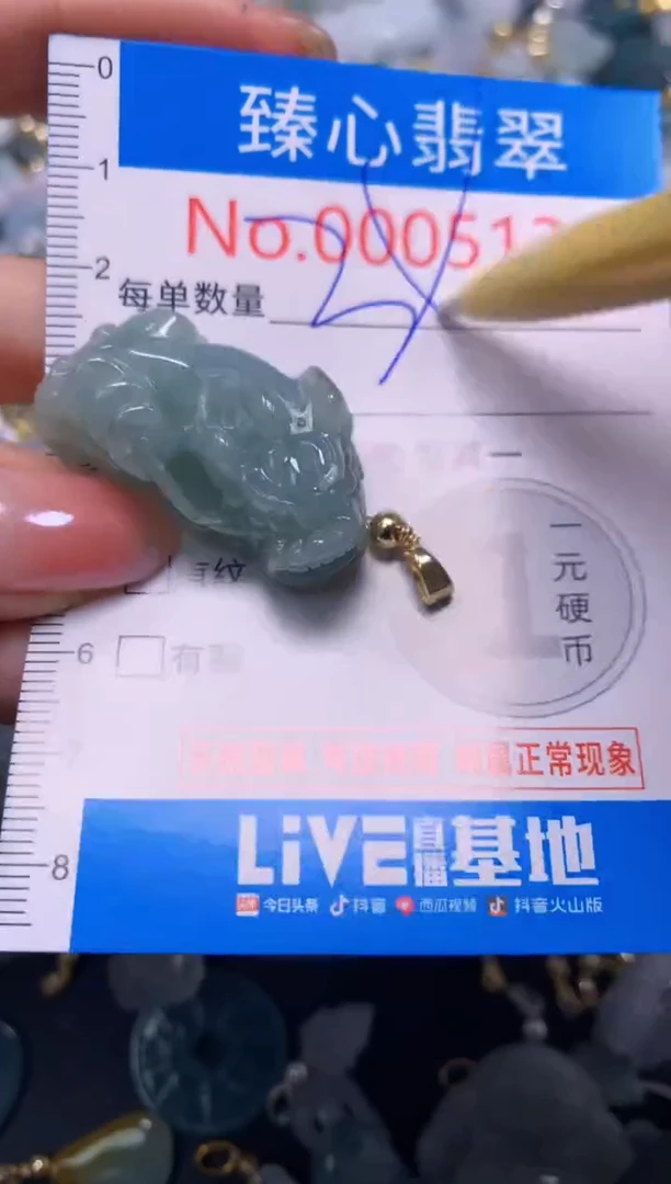 吊坠(不含链)未镶嵌翡翠5134